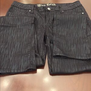 👖👖SEXY BLACK & METALLIC BLUE JEANS👖👖